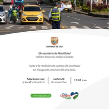 Rendición de Cuentas de la Secretaría de Movilidad 2022
