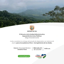Socialización del proyecto de acueducto el Faro
