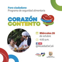 Foro ciudadano Programa de Seguridad Alimentaria
