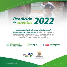 Invitación a la II Rendición de Cuentas
