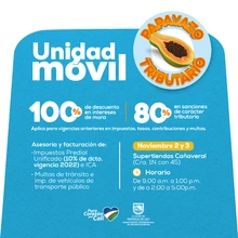 Unidad Móvil - Facturación y asesoría en impuestos y multas de tránsito