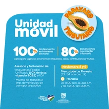 Mercatodo La Floresta / Unidad Móvil - Facturación y asesoría en impuestos y multas de tránsito