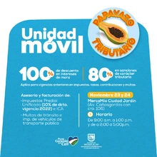 MercaMío Ciudad Jardín / Jornada Móvil - Facturación y asesoría en impuestos y multas de tránsito