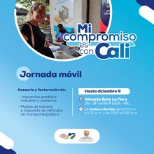 Almacén Éxito La Flora / Jornada Móvil - Facturación y asesoría en impuestos y multas de tránsito