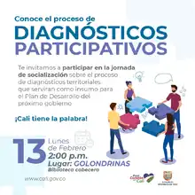 Conoce el proceso de diagnósticos participativos Golondrinas