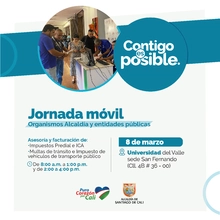 Jornada Móvil para Organismos Alcaldía y entidades públicas - Facturación y asesoría en impuestos y multas de tránsito