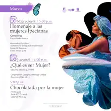 Conmemorando el día Internacional de la Mujer
