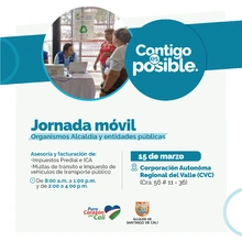 Jornada Móvil para Organismos Alcaldía y entidades públicas - Facturación y asesoría en impuestos y multas de tránsito