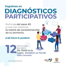 Diagnósticos participativos Villa Carmelo