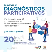 Diagnósticos participativos Guaduales