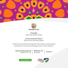 Lanzamiento de la Agenda Cultural 2023
