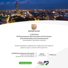 Primera Rendición de Cuentas DATIC 2023