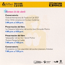 Cali es Cultura Popular  Agéndate con la Literatura Caleña - Festival Internacional del Libro de Bogotá