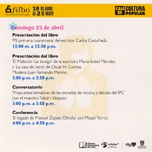 Cali es Cultura Popular  Agéndate con la Literatura Caleña - Festival Internacional del Libro de Bogotá