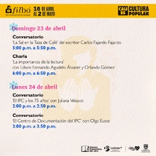 Cali es Cultura Popular  Agéndate con la Literatura Caleña - Festival Internacional del Libro de Bogotá