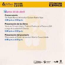 Cali es Cultura Popular  Agéndate con la Literatura Caleña - Festival Internacional del Libro de Bogotá