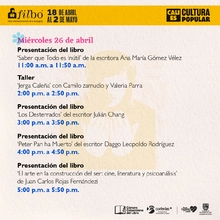 Cali es Cultura Popular  Agéndate con la Literatura Caleña - Festival Internacional del Libro de Bogotá