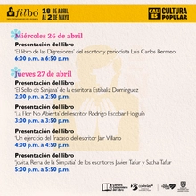 Cali es Cultura Popular  Agéndate con la Literatura Caleña - Festival Internacional del Libro de Bogotá