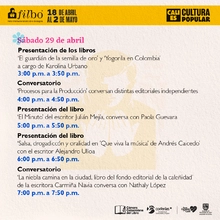Cali es Cultura Popular  Agéndate con la Literatura Caleña - Festival Internacional del Libro de Bogotá