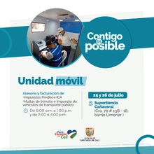 Supertienda Cañaveral Limonar / Unidad Móvil - Facturación y asesoría en impuestos y multas de tránsito