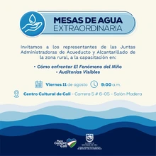 Mesa Extraordinaria de Agua