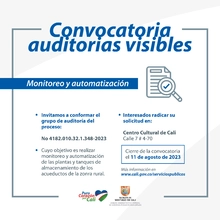 Convocatoria de Auditorias Visibles 