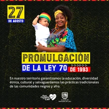 Promulgación de la Ley 70 de 1993