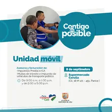 Supermercado Carulla / Unidad Móvil - Facturación y asesoría en impuestos y multas de tránsito