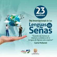 Dia Internacional de Lenguaje de Señas
