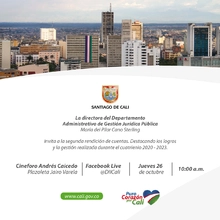Segunda Jornada de Rendición de Cuentas del Departamento Administrativo de Gestión Jurídica Publica