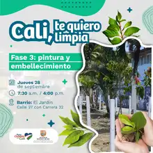 Jornada de limpieza y recuperación del espacio público barrio El Jardín