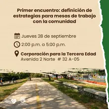 Convocatoria apropiándonos de Parque Pacífico