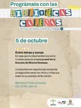 Prográmate con la Bibliotecas Caleñas