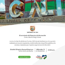 Rendición de cuentas de la Secretaría del Deporte y la Recreacíon