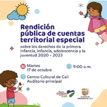 Rendición Pública de Cuentas Territorial Especial