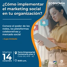 Convocatoria del 01 de noviembre al 11 de noviembre, para organizaciones, grupos o colectivos.
