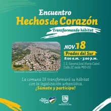 Encuentro Hechos de Corazón - Transformando hábitat