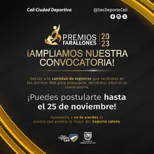 Premios Farallones 2023  Postulaciones del 1 al 25 de noviembre