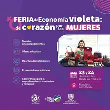 Fería de Economía Violeta de Corazón por las Mujeres