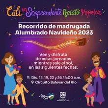 Madrugale al alumbrado navideño ´Cali, un sorprendente relato popular´