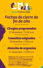 Fechas de cierre de fin de año 2023