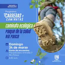 Caminata ecológica parque de la salud Río Pance