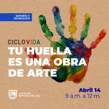 Tu huella es una obra de arte - Ciclovida
