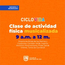 Clase de actividad física - Ciclovida