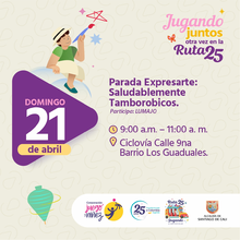 Parada Expresarte: Saludablemente Tamborobicos.