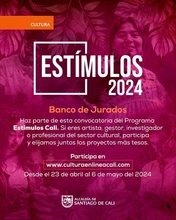 Convocatoria Banco de Jurados - Estímulos 2024