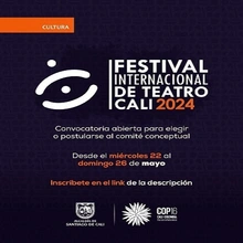 Ampliamos  convocatoria para elegir el comité conceptual del Festival Internacional de Teatro. 