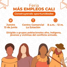 Feria MÁS EMPLEOS CALI Construyendo oportunidades