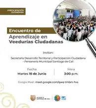 Encuentro de aprendizaje en veedurías ciudadanas