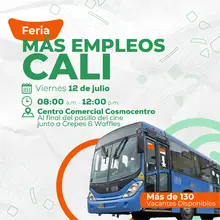 Alcaldía de Cali, en alianza con Metro Cali, ofrecerán más de 130 nuevas vacantes laborales para los caleños
